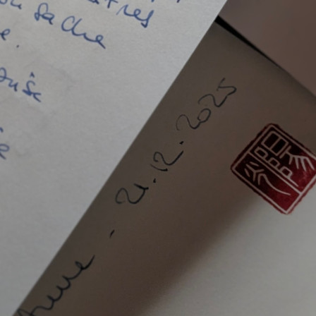 Une sorte de billet de blog manuscrit.